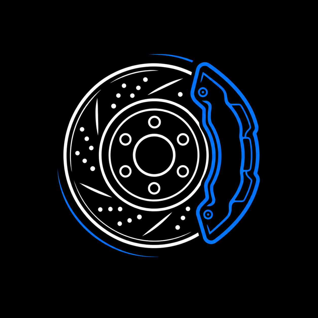Brake repair service icon