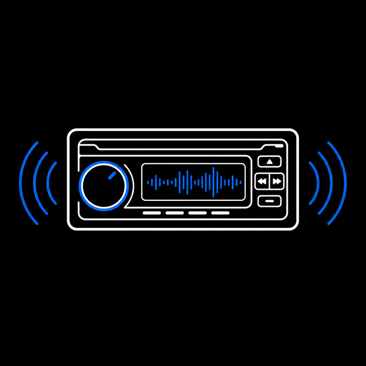 Stereo replacement service icon